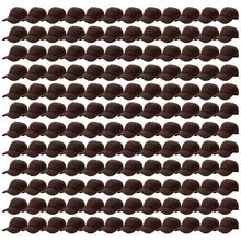 Load image into Gallery viewer, 144-Pack Baseball Dad Cap Velcro Strap Adjustable Size - Brown