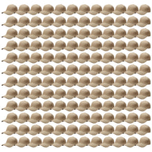 Load image into Gallery viewer, 144-Pack Baseball Dad Cap Velcro Strap Adjustable Size - Khaki