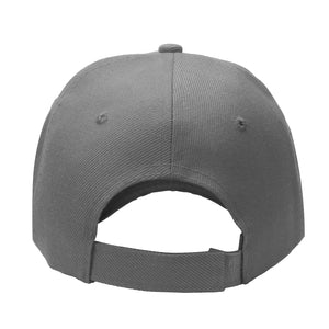 144-Pack Baseball Dad Cap Velcro Strap Adjustable Size - Dark Gray