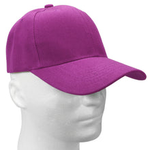 Load image into Gallery viewer, 12-Pack Baseball Dad Cap Velcro Strap Adjustable Size - Fuchsia