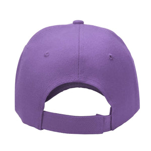 144-Pack Baseball Dad Cap Velcro Strap Adjustable Size - Lavender
