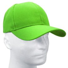 Load image into Gallery viewer, 12-Pack Baseball Dad Cap Velcro Strap Adjustable Size - Light Green