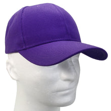 Load image into Gallery viewer, 12-Pack Baseball Dad Cap Velcro Strap Adjustable Size - Purple
