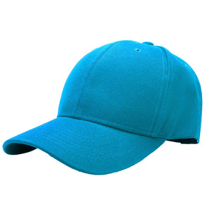 144-Pack Baseball Dad Cap Velcro Strap Adjustable Size - Turquoise