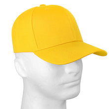 Load image into Gallery viewer, 144-Pack Baseball Dad Cap Velcro Strap Adjustable Size - Yellow