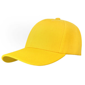 144-Pack Baseball Dad Cap Velcro Strap Adjustable Size - Yellow
