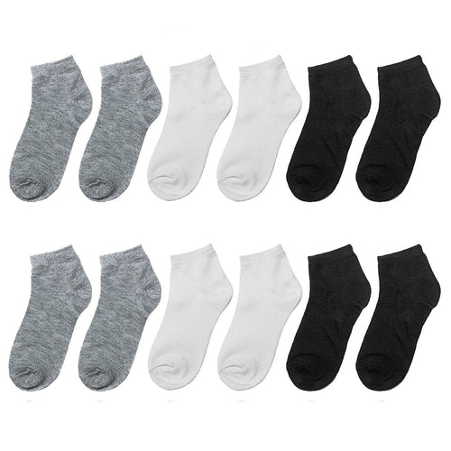 12-Pack Assorted Boy & Girl Kids Cotton Ankle Socks