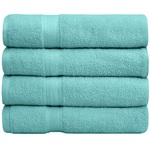 Falari 4-Pack Bath Towel 27x54 - Teal