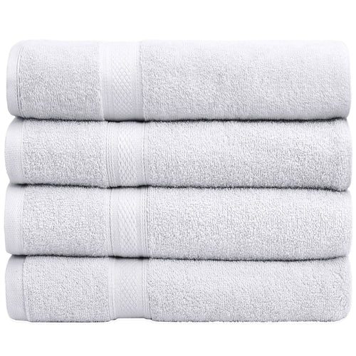 Falari 4-Pack Bath Towel 27x54 - White