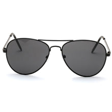 Load image into Gallery viewer, Aviator Sunglasses Classic - Non-Polarized - Black Frame - Grey