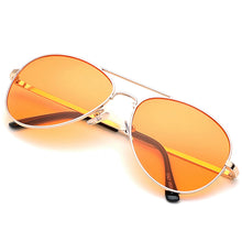 Load image into Gallery viewer, Aviator Sunglasses Classic - Non-Polarized - Gold Frame - Orange