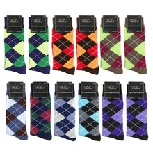 Load image into Gallery viewer, 12 Pairs Argyle Casual Dress Socks