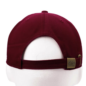 Classic Baseball Cap Soft Cotton Adjustable Size - Burgundy