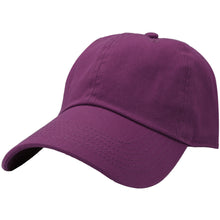 Load image into Gallery viewer, Classic Baseball Cap Soft Cotton Adjustable Size - Mulberry