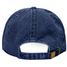 Load image into Gallery viewer, Classic Baseball Cap Soft Cotton Adjustable Size - Dark Blue Denim