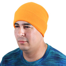 Load image into Gallery viewer, Knitted Beanie Hat - Gold