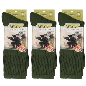 4/12 Pairs US Army Military Boot Socks Combat Trekking Hiking Policemen Firefighter Security Guard Out Door Activities Socks