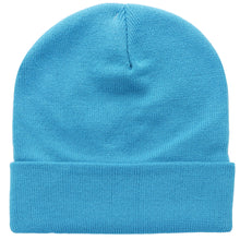Load image into Gallery viewer, Knitted Beanie Hat - Turquoise