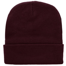 Load image into Gallery viewer, Knitted Beanie Hat - Wine