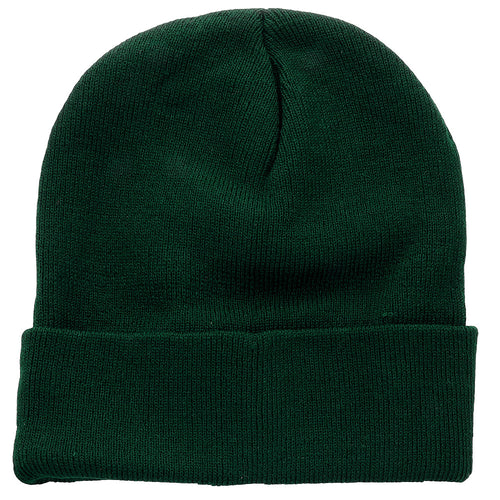 Knitted Beanie Hat - Hunter Green