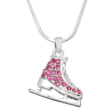 Load image into Gallery viewer, Ice Skating Shoe Pendant Necklace - Pink