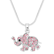 Load image into Gallery viewer, Elephant Pendant Necklace - Pink