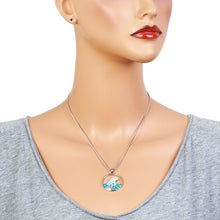 Load image into Gallery viewer, Wave Pendant Necklace