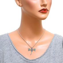 Load image into Gallery viewer, Dragonfly Pendant Necklace