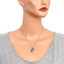 Load image into Gallery viewer, Zebra Pendant Necklace
