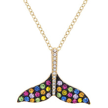 Load image into Gallery viewer, Whale Tail Pendant Necklace