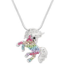 Load image into Gallery viewer, Unicorn Pendant Necklace - Multicolor