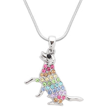 Load image into Gallery viewer, Dog Pendant Necklace - Multicolor