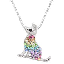 Load image into Gallery viewer, Dog Pendant Necklace - Multicolor