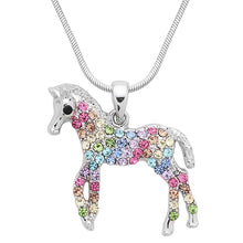 Load image into Gallery viewer, Horse Pendant Necklace - Multicolor