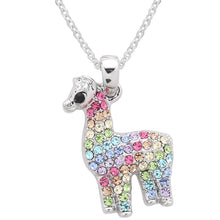 Load image into Gallery viewer, Llama Pendant Necklace - Multicolor