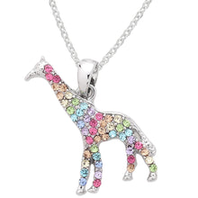 Load image into Gallery viewer, Giraffe Pendant Necklace - Multicolor