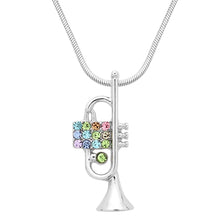 Load image into Gallery viewer, Trumpet Pendant Necklace - Multicolor