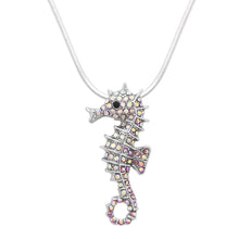 Load image into Gallery viewer, Seahorse Pendant Necklace - Pink