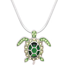 Load image into Gallery viewer, Sea Turtle Pendant Necklace - Green