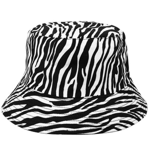 Bucket Hat - Zebra Skin