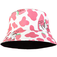 Load image into Gallery viewer, Bucket Hat - Pink Ox &amp; Strawberry