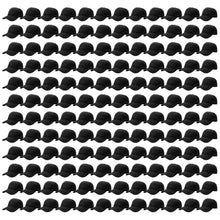 Load image into Gallery viewer, 144-Pack Baseball Dad Cap Velcro Strap Adjustable Size - Black