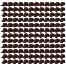 Load image into Gallery viewer, 144-Pack Baseball Dad Cap Velcro Strap Adjustable Size - Brown