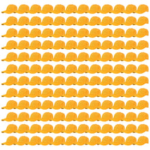 Load image into Gallery viewer, 144-Pack Baseball Dad Cap Velcro Strap Adjustable Size - Gold