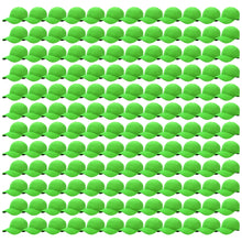Load image into Gallery viewer, 144-Pack Baseball Dad Cap Velcro Strap Adjustable Size - Light Green