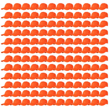 Load image into Gallery viewer, 144-Pack Baseball Dad Cap Velcro Strap Adjustable Size - Orange