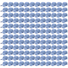 Load image into Gallery viewer, 144-Pack Baseball Dad Cap Velcro Strap Adjustable Size - Sky Blue