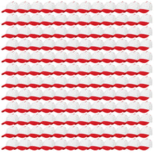 Load image into Gallery viewer, 144-Pack Baseball Dad Cap Velcro Strap Adjustable Size - White/Red