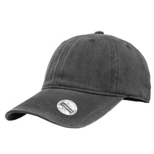 Load image into Gallery viewer, Pre-Washed Cotton Baseball Cap - Black
