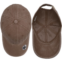 Load image into Gallery viewer, Pre-Washed Cotton Baseball Cap - Brown